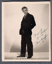 Boris Karloff, foto firmada, tomada por Schafer