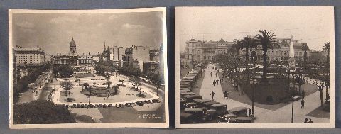 Plaza de Mayo, Congreso y Av. de Mayo, fotografias de diversos autores