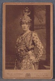 Sarah Bernhardt, Cabinet Portrait por W y D Downey