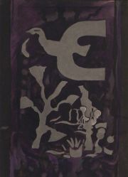 Braque, George, Abstracto, litografía de mMaeght. Publicada pro Derriere Le Miroir en Abril 1956.