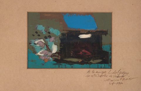 Venier, Abstracto, óleo año 1959