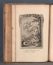 OVIDIO. Las Metamorfosis en latín y frances, Paris, 1767, Le Clerc. In - 4º, 4 volúmenes. Encuadernación de época en be-