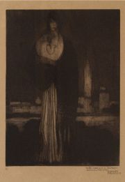 FRANCO, Roldolfo 'Maternidad', aguafuerte 1952. 30 x 22 cm.