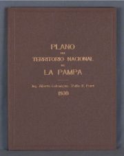 PLANO del Territorio Nacional de LA PAMPA