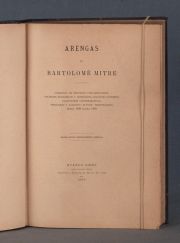 MITRE, Gral. Bartolomé: 'ARENGAS. Colección de Discursos...