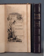 FLAUBERT, Gustave. SALAMMBO. Con grabados de Pierre VIDAL. Tomo I y Tomo II.