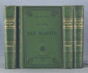 MITRE, Bartolomé. Historia de San Martín y de la emancipación Sudamericana, Bs.As, 1890. 4 Vol