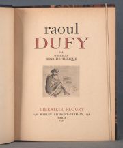 DUFY, Raoul. Por Marcelle Berr de Turique, Paris, 1930. 1 Vol.