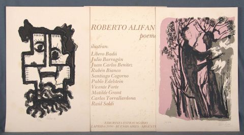 ALIFANO, Roberto: 'POEMAS', Bs.As. Ediciones Extravagaro. 1 Vol.