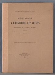 LAHILLE, Fernand: MATERIAUX POUR SERVIR A L ´ HISTOIRE...1926. 1 Vol.