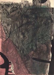 VAINSTEIN, Alejandro. Abstracto, técnica mixta, 35 x 25 cm.