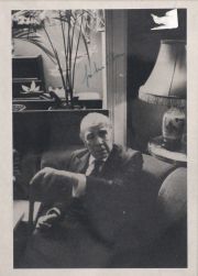 Jorge Luis Borges, fotografía por Guy Le Querrec.
