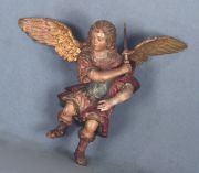 ANGEL, talla policromada con estilete y mano suelta (541)