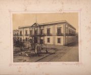 Camino del campo y El Cabildo (Montevideo), dos fotografías albuminadas editadas por Galli y Cia en 1875 a través