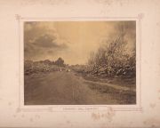 Camino del campo y El Cabildo (Montevideo), dos fotografías albuminadas editadas por Galli y Cia en 1875 a través