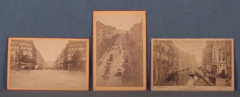 Cuatro Cabinet Portraits, dos de Rotterdam y dos de Paris. Por H. Guerard.