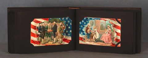 Album de postales norteamericanas celebratorias.