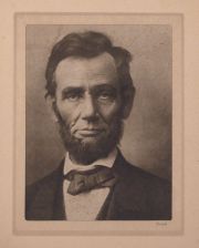 Abraham Lincoln, fotografia por Kinball.