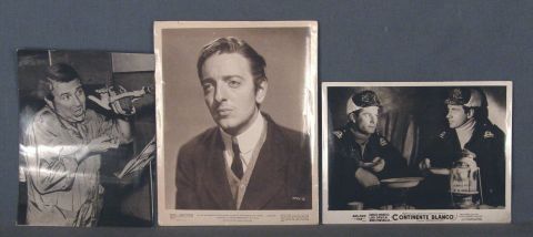 Lote de cine argentino: José Cibrian, Juan Carlos Mareco, Diulio Marzo. En tres folios.