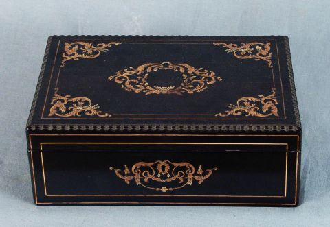 Caja de madera victoriana,sin llave (197)