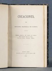 GARCIA, Eduarda MANSILLA De.: CREACIONES - SIMILIA SIMILIBUS....