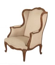 Bergere estilo Luis XV, tapizado blanco -115-