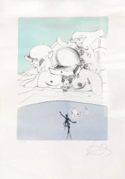 DALI, Salvador. Serigrafa # 104 / 195