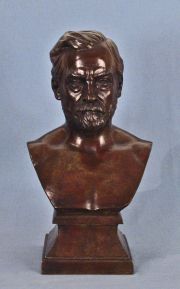 RICHER, Paul. Pasteur, bronce