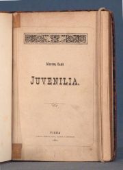 CANE, MIguel: JUVENILIA. 1 Vol.