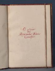 DAUDET, Alphonse: EL ELIXIR DEL REVERENDO PADRE GAUCHER... Sin fecha. Libro Manuscrito. 1 Vol.