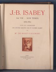 ISABEY, J.B. Sa vie. Son temps par....1909, falta lomo.