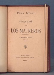 FRAY MOCHO,: LOS MATREROS...1 Vol.