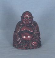Buda sentado, talla de madera.