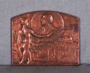 Medalla de la Casa Bullrich, Conmemorativa del 50 aniversario, 1867 - 1917, cobre.