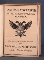 MAURA GAMAZO, Gabriel: CARLOS II Y SU CORTE. 1 Vol.