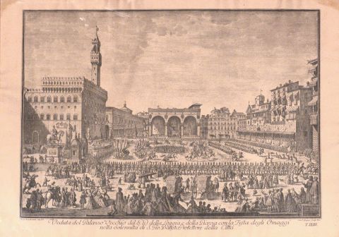 Palazzo Vecchio, grabado.