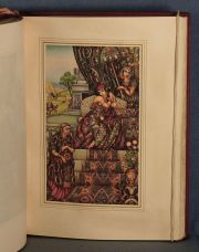 Le livre d´Esther, ilustraciones de Arthur Szyk, una acuarela original