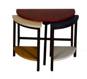 Tres mesas en una diseño moderno (patchwork)