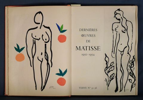 MATISSE, Henri: VERVE 35 - 36 .DENIERES OEUVRES de MATISSSE 1950 - 1954