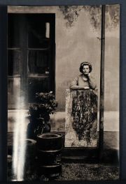 SAMEER MAKARIUS; fotografía sobre gelatina de plata. Años 60. 'Carolina Muchnik'. 30 x 23,50 cm