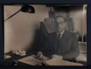Sameer MAKARIUS; fotografía sobre gelatina de plata. Años 60. 'Alfredo Hlito', fda al dorso. 39,5 x 29 cm