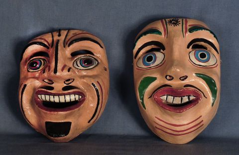 Mascaras policromadas, Arte Popular Peruano