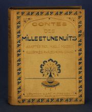 Contes des Mille et une nuits, adaptes par Hadji Mazem, Illustres par Edmond Dulac. 1 Vol