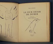 Eluard, Paul: Le dur ....March Chagall...Paris, 1950. Ejemplar 250 de la tirada de 1015.