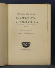 Del Carril, Monumento Iconographica. Bonifacio Del Carril. Ed. Emece. Bs.As. 1964.,