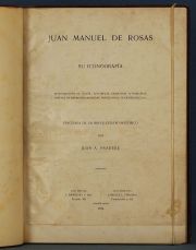 Pradere, J. A.: J. M. de Rosas, Su iconografía. Bs.As. 1914.