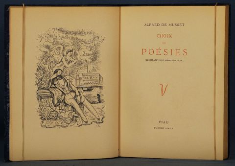 De Musset: Chaix de Poesies. H. Butler, Viau, 1943. Enc.