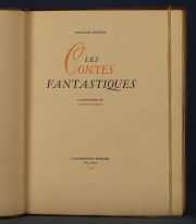 Nodier Charles, Les contes fantastiques... Paris, 1945. Ej. 490.