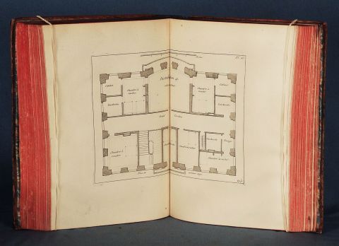 JOMBERT Charles Antoine: ARCHITECTURE MODERNE, Tome ! y !!, 1764. 2 Vol.