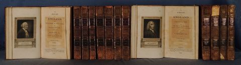 Hume - Smollet: The History of England, 13 volúmenes (8 y 5 )